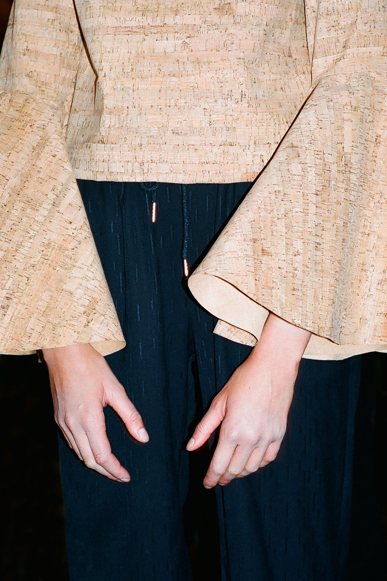 INA NIEHOFF - BACKSTAGE AT WILLIAM FAN SS17